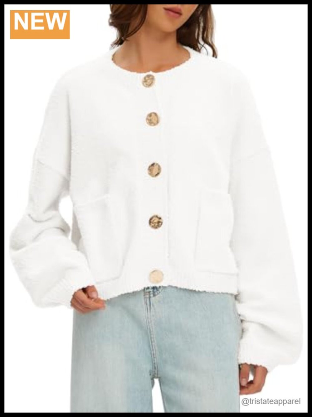 Oversized Fuzzy Knit Cardigan Sweater Women Long Sleeve Button Up Wrap Coat